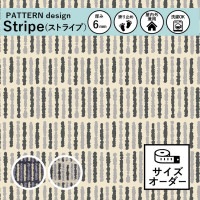 �ڼ��������ۥ��������������ǥ�����ޥå� Stripe�ʥ��ȥ饤�ס�_ivory(��Ĺ)_�若��ʤ�_88��119cm_�ѷ��ù�