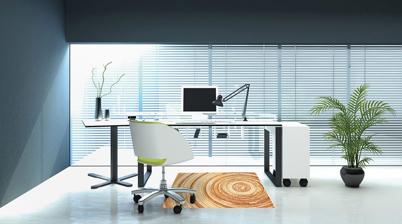 �ڼ��������۸��إޥåȡ����ե����ѥޥå� Office & Decor Annual Ring / ���˥奢���� 90��120cm