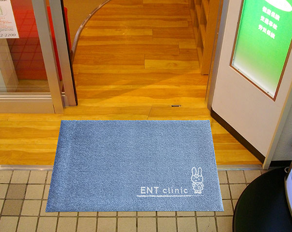 �ڼ��������ۼ�ɡ�����ʸ��� ���إޥå� ENT Clinic Gray 60��90cm