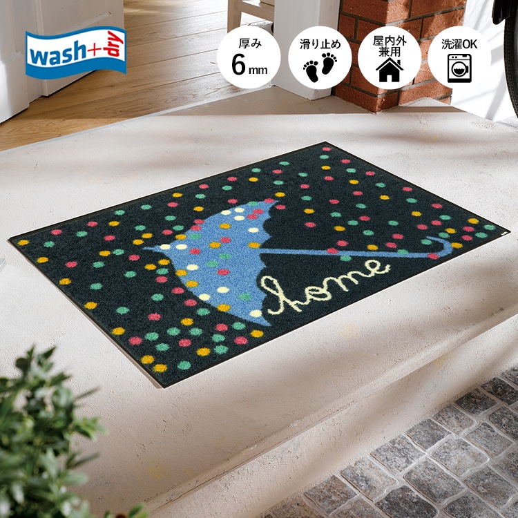 �����ò� ���إޥå� wash+dry(�����å��� ����� �ɥ饤) Confettib Rain 50��75cm
