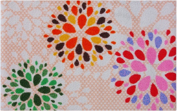 �ڼ��������۸��إޥå� Hana_�� (Beige/Grey) 50��80cm