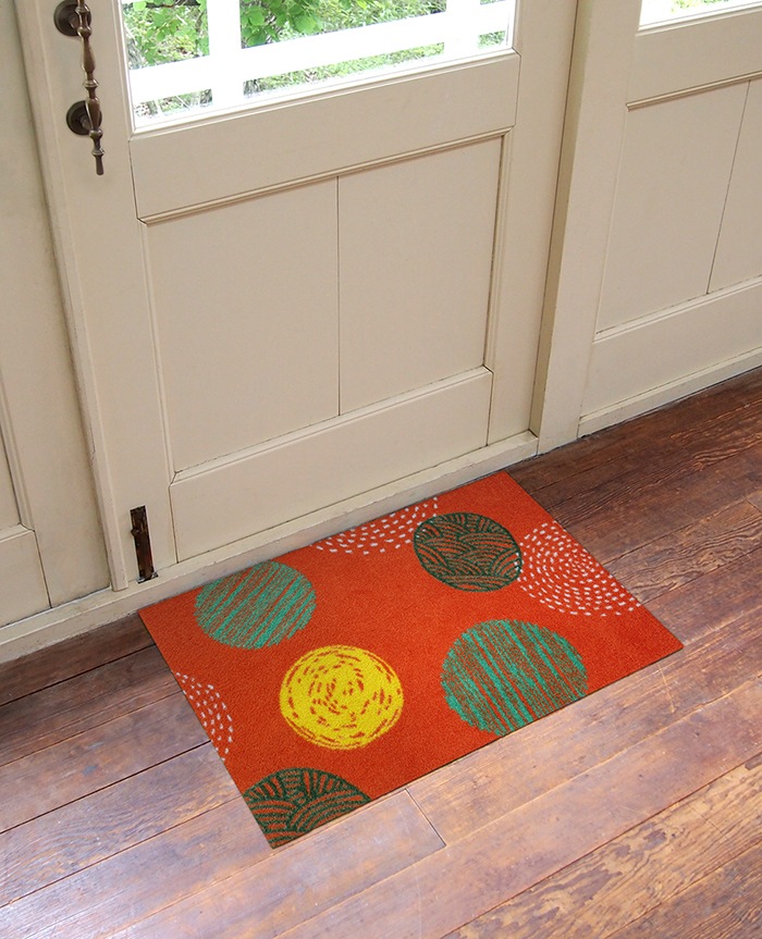 �ڼ��������۸��إޥå� Kemari (Beige/Orange) 50��75cm