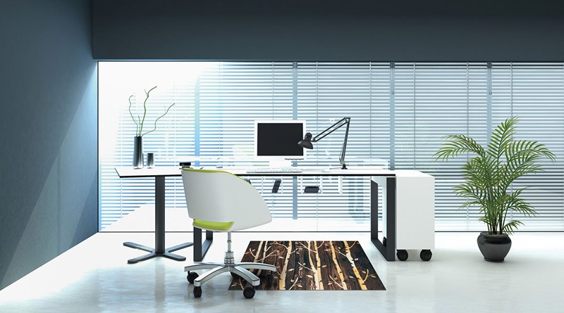 �ڼ��������۸��إޥåȡ����ե����ѥޥå� Office & Decor Birch / �С���  90��180cm