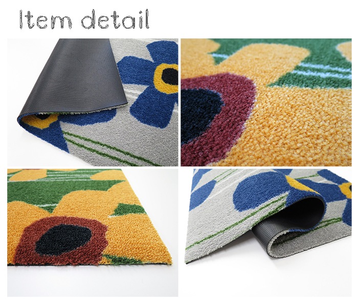 �ڼ��������۸��إޥå� Primula (Gray/Moss green) 50��75cm