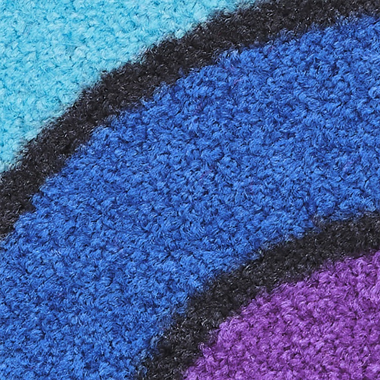 ���إޥå� wash+dry(�����å��� ����� �ɥ饤) Round Rainbow 50��85cm