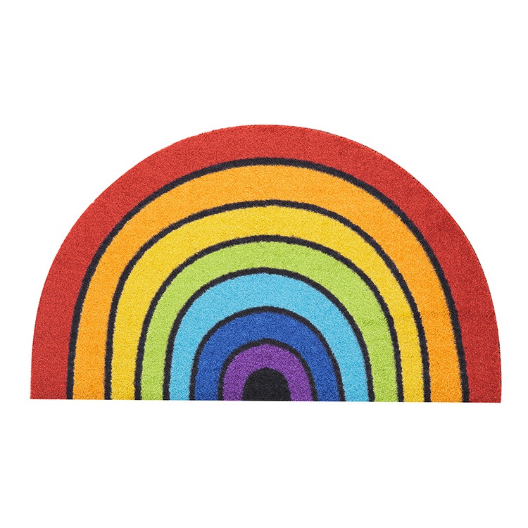 ���إޥå� wash+dry(�����å��� ����� �ɥ饤) Round Rainbow 50��85cm