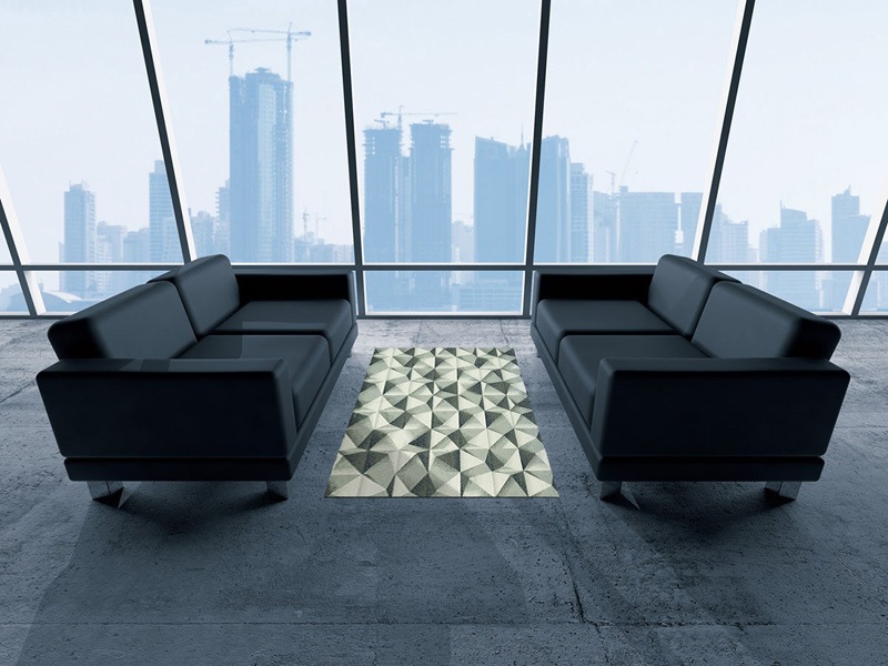 �ڼ��������۸��إޥåȡ����ե����ѥޥå� Office & Decor Pyramid / �ԥ�ߥå� 145��200cm