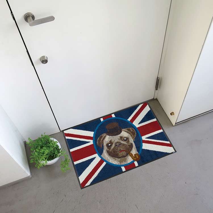 ���إޥå� wash+dry(�����å��� ����� �ɥ饤) British Pug 50��75cm
