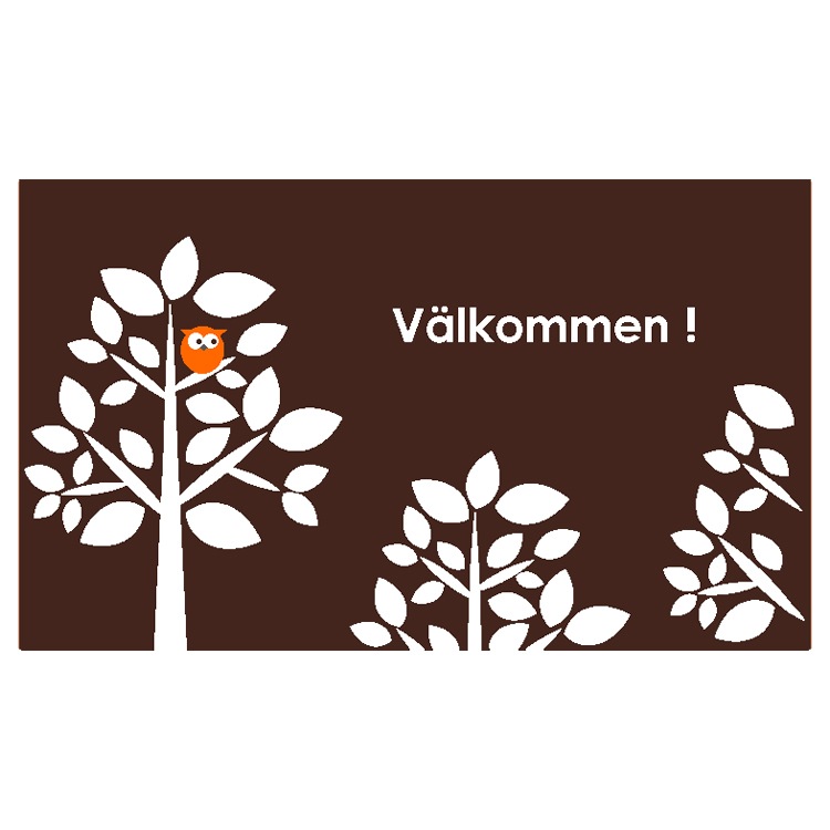 إޥå Valkommen! (Beige/Brown/Bersa) 70120cm