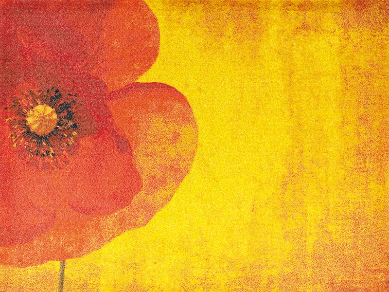 �ڼ��������۸��إޥåȡ����ե����ѥޥå� Office & Decor Poppy / �ݥԡ� 145��200cm