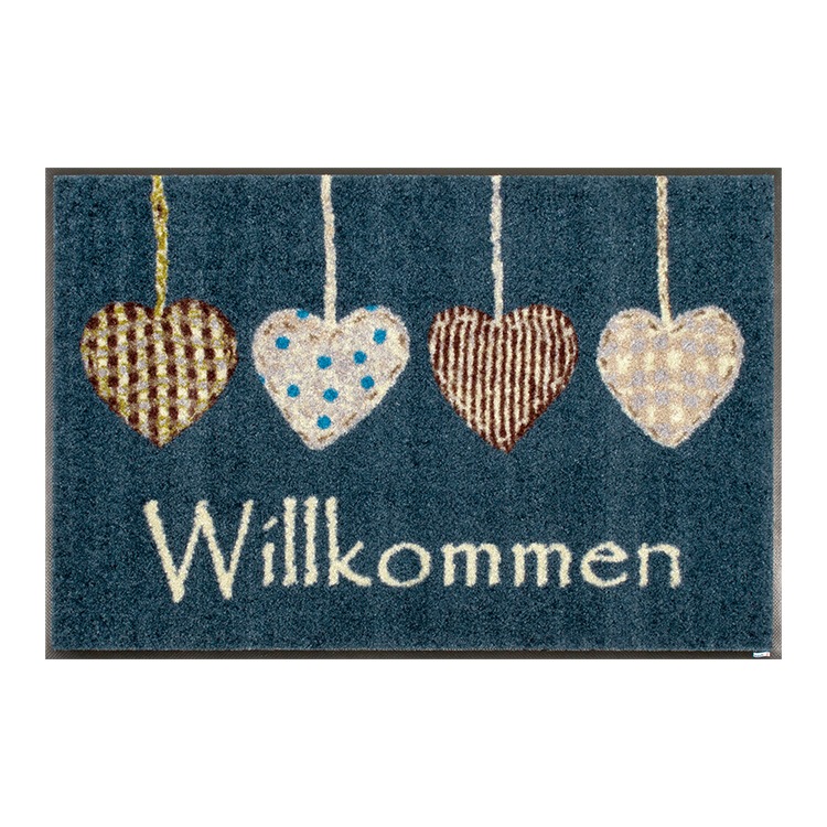 ���إޥå� wash+dry(�����å��� ����� �ɥ饤) Cottage Hearts /Cottage Hearts red 50��75cm