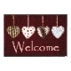 ���إޥå� wash+dry(�����å��� ����� �ɥ饤) Cottage Hearts /Cottage Hearts red 50��75cm