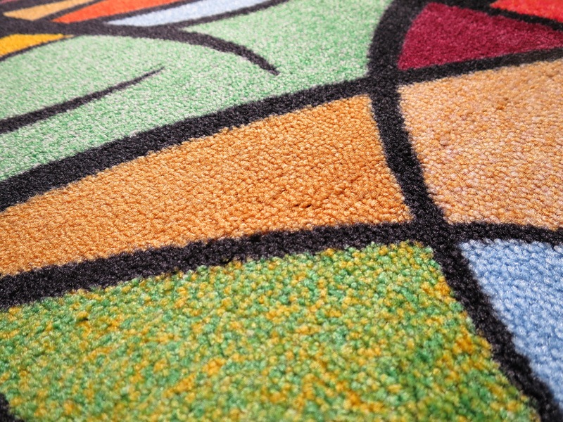 �ڼ��������۸��إޥåȡ����ե����ѥޥå� Office & Decor Stained Tree / ���ƥ�ɥĥ꡼ 145��200cm