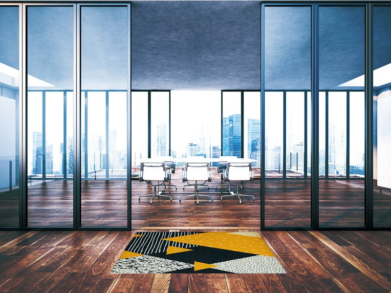 �ڼ��������۸��إޥåȡ����ե����ѥޥå� Office & Decor Diamante / �ǥ����ޥ�� 145��200cm