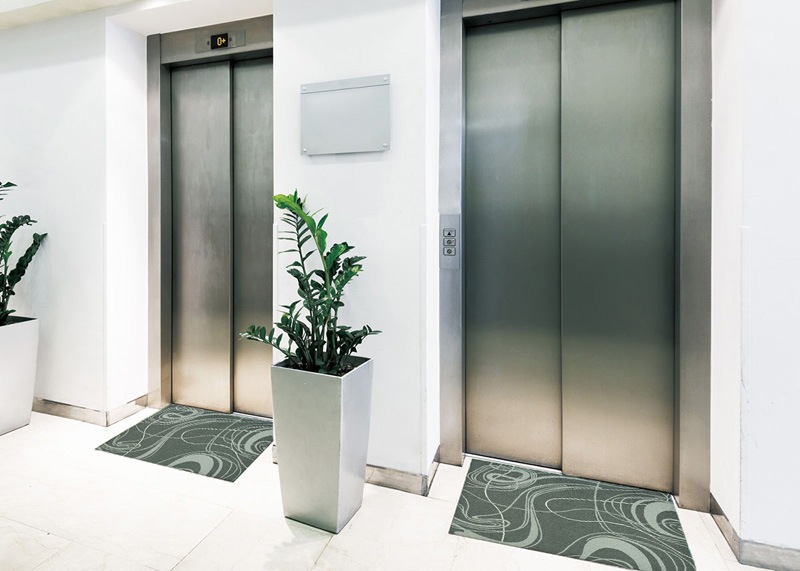 �ڼ��������۸��إޥåȡ����ե����ѥޥå� Office & Decor Distortion / �ǥ����ȡ������ 145��200cm