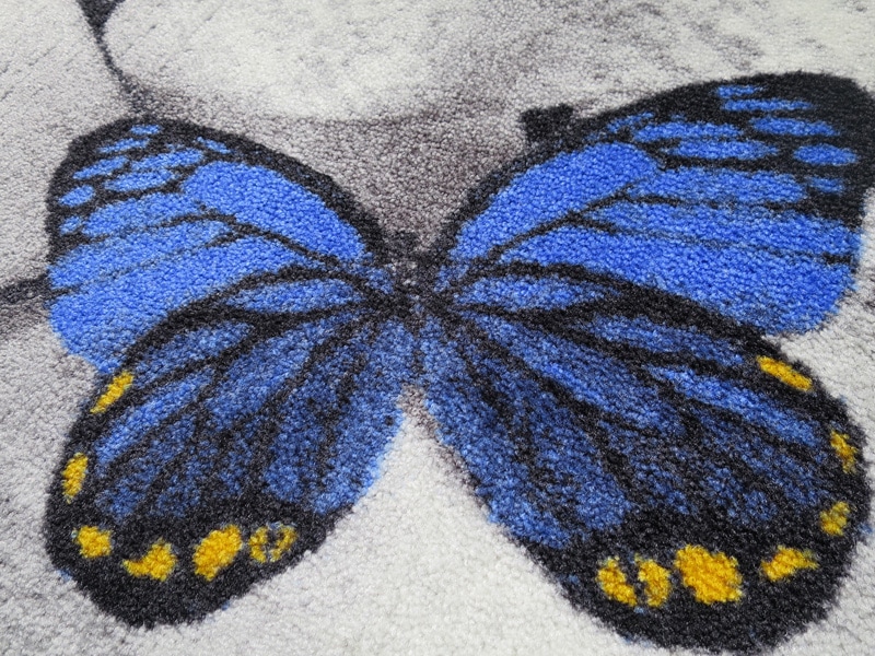 �ڼ��������۸��إޥåȡ����ե����ѥޥå� Office & Decor Butterfly / �Х��ե饤 120��160cm