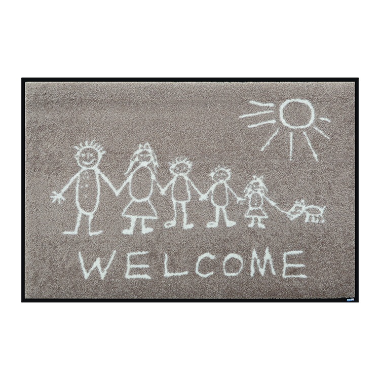 ���إޥå� wash+dry(�����å��� ����� �ɥ饤) Welcome Sunny Side beige 50��75cm