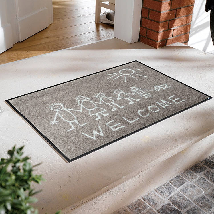 ���إޥå� wash+dry(�����å��� ����� �ɥ饤) Welcome Sunny Side beige 50��75cm