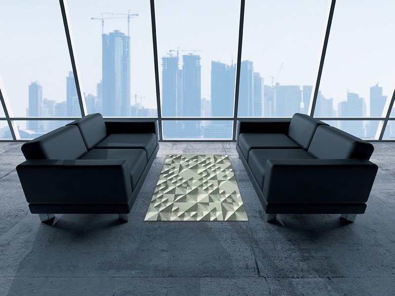 �ڼ��������۸��إޥåȡ����ե����ѥޥå� Office & Decor Wedge / �����å� 120��160cm