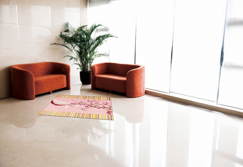 �ڼ��������۸��إޥåȡ����ե����ѥޥå� Office & Decor Cherry Road / �����꡼������ 120��160cm