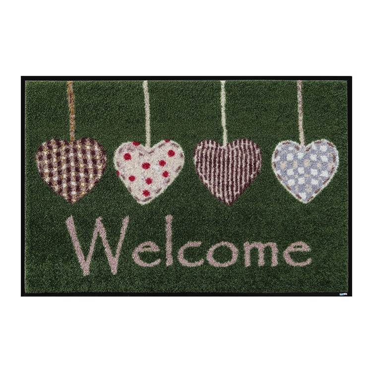 ���إޥå� wash+dry(�����å��� ����� �ɥ饤) Cottage Hearts moss green 50��75cm