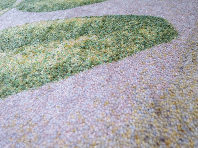 �ڼ��������۸��إޥåȡ����ե����ѥޥå� Office & Decor Pea Leaf / �ԡ��꡼�� 120��160cm