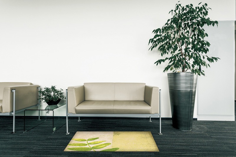 �ڼ��������۸��إޥåȡ����ե����ѥޥå� Office & Decor Pea Leaf / �ԡ��꡼�� 120��160cm