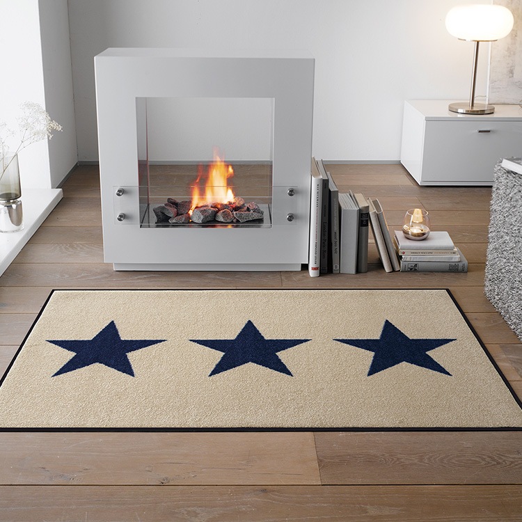 ���إޥå� wash+dry(�����å��� ����� �ɥ饤) Stars champagne 75��120cm