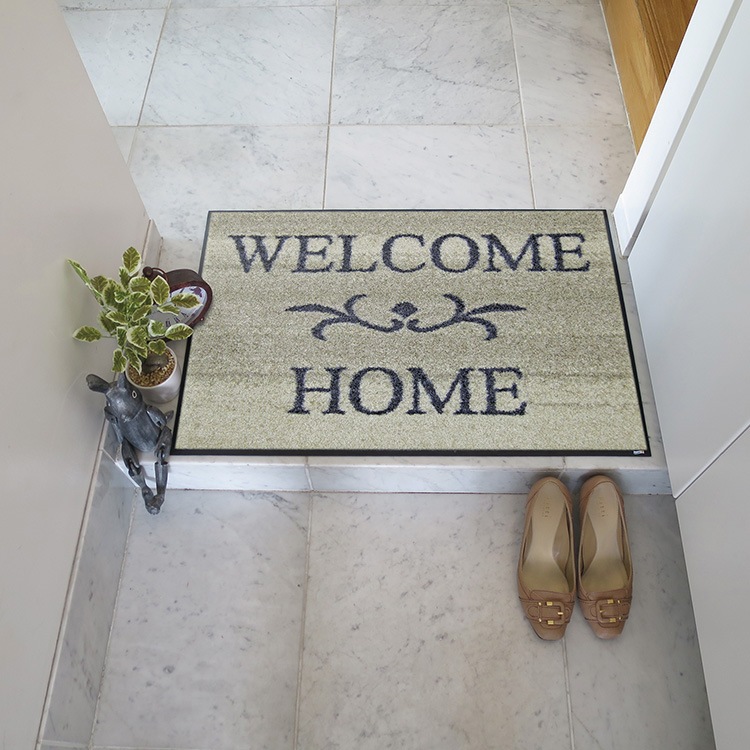 ���إޥå� wash+dry(�����å��� ����� �ɥ饤) Welcome Home beige 50��75cm