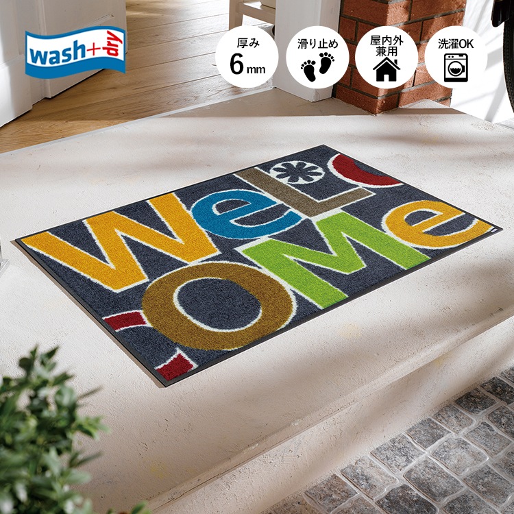 ���إޥå� wash+dry(�����å��� ����� �ɥ饤) Welcome Letters 50��75cm