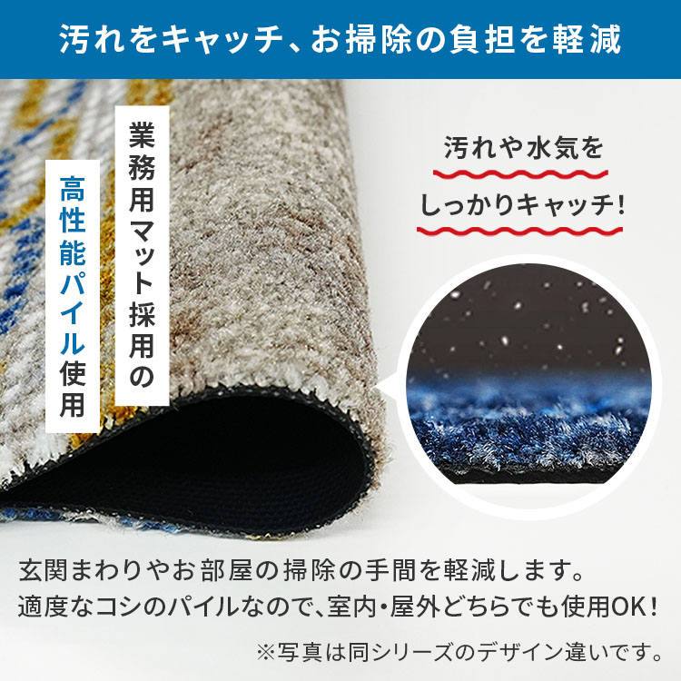 ���إޥå� wash+dry(�����å��� ����� �ɥ饤) Medley acqua / beige 75��120cm