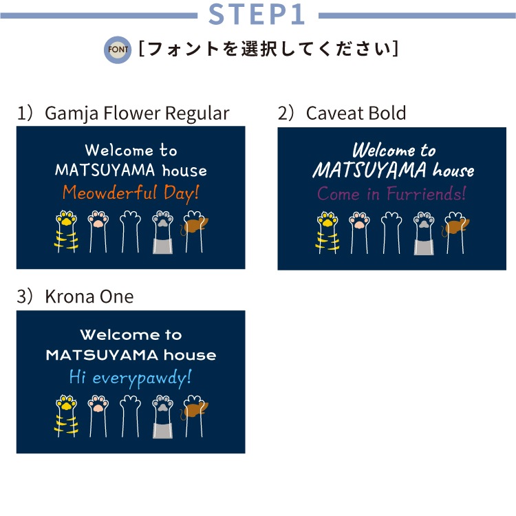 kanvas�ڼ��������ۥ��ꥸ�ʥ�̾���츼�إޥå� Welcome to MY house sapphireblue 50��80cm