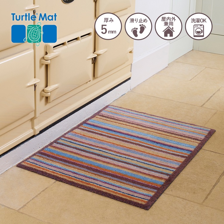�����ò� ���إޥå� Turtle Mat (�����ȥ�ޥå�) TM Serena Stripe 60��85cm