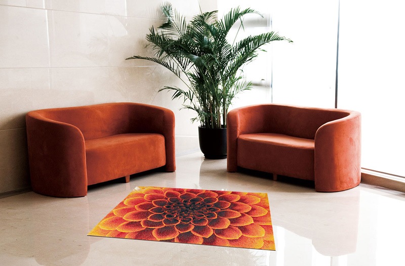 �ڼ��������۸��إޥåȡ����ե����ѥޥå� Office & Decor Dahlia / ���ꥢ  90��120cm