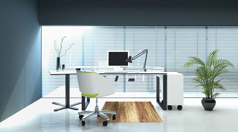 �ڼ��������۸��إޥåȡ����ե����ѥޥå� Office & Decor Grain / ���쥤�� 90��150cm
