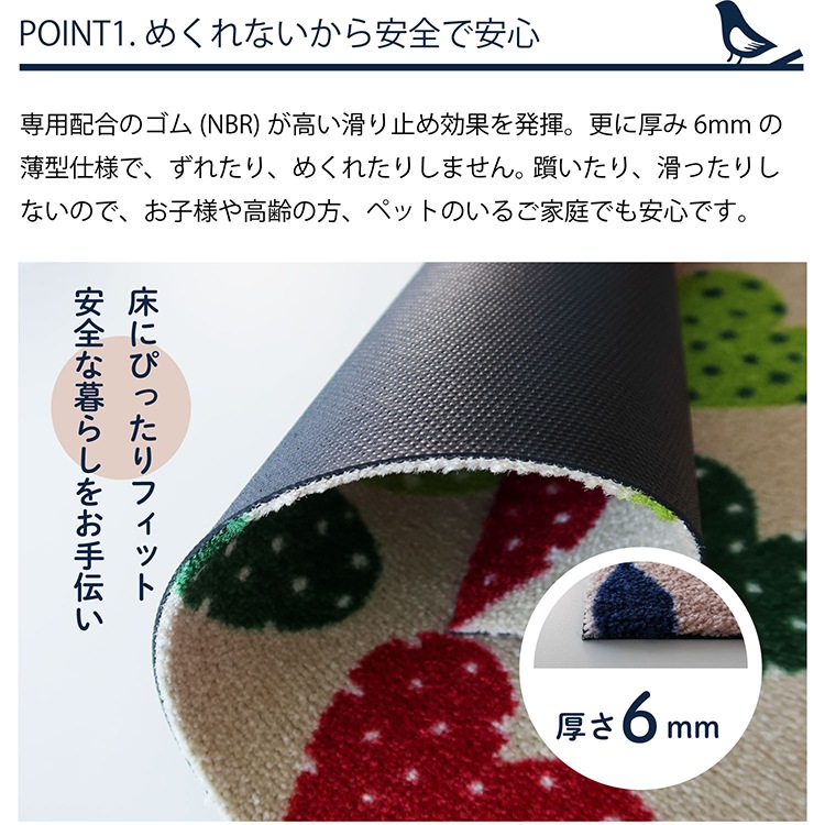���إޥå� �̲��������� Heart pearl grey 50��80cm