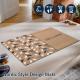 ���إޥå� �̲��������� Welcome Leaf beige 50��80cm