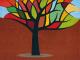 �ڼ��������۸��إޥåȡ����ե����ѥޥå� Office & Decor Stained Tree / ���ƥ�ɥĥ꡼ 90��120cm