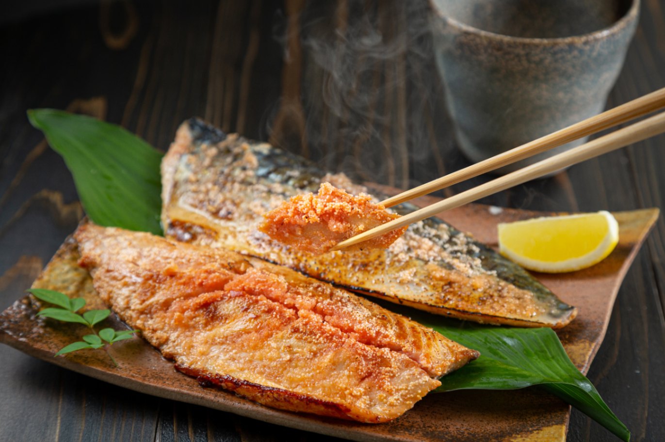 あつあつの鯖と明太子が食欲増進。白ごはんもお酒もすすむ危険な逸品！
