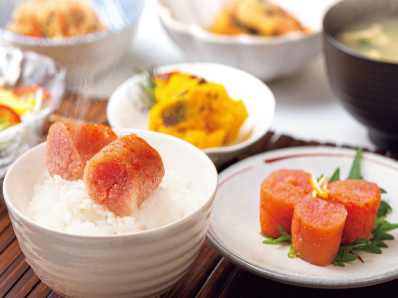 明太子があるだけで幸せな気分に。元気がない時にもおすすめ！笑顔と活気あふれる食卓に早変わり！！