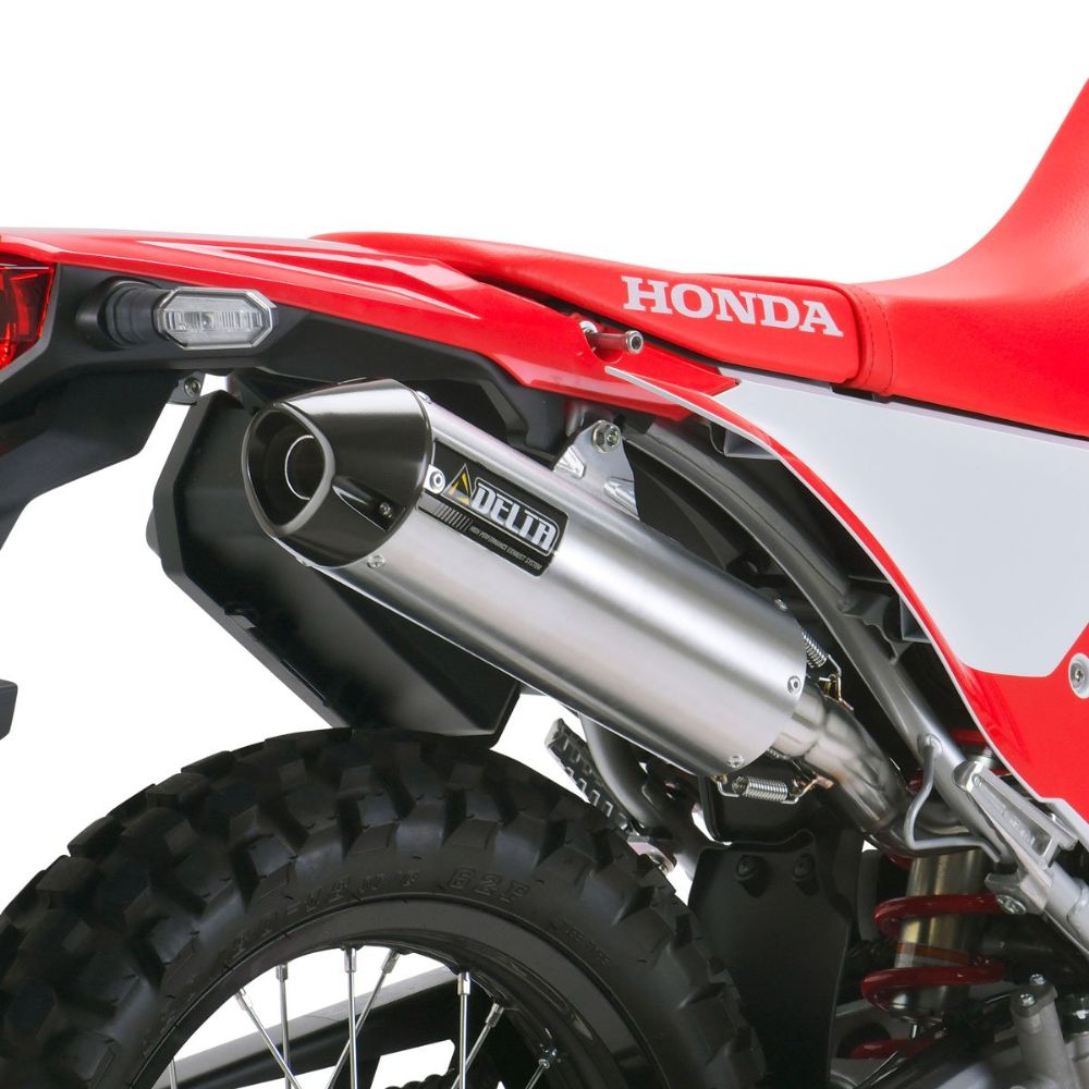 DELTA バレル 4-S マフラー セロー、トリッカー用 新品 JMCA認定 DELTA（デルタ） バレル4サイレンサー トリッカー セロー 250 XT250X