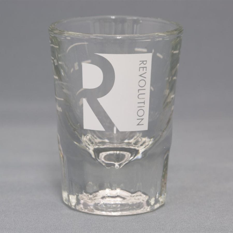 Revolution (レボリューション) ショットグラス 2oz ロゴ入り