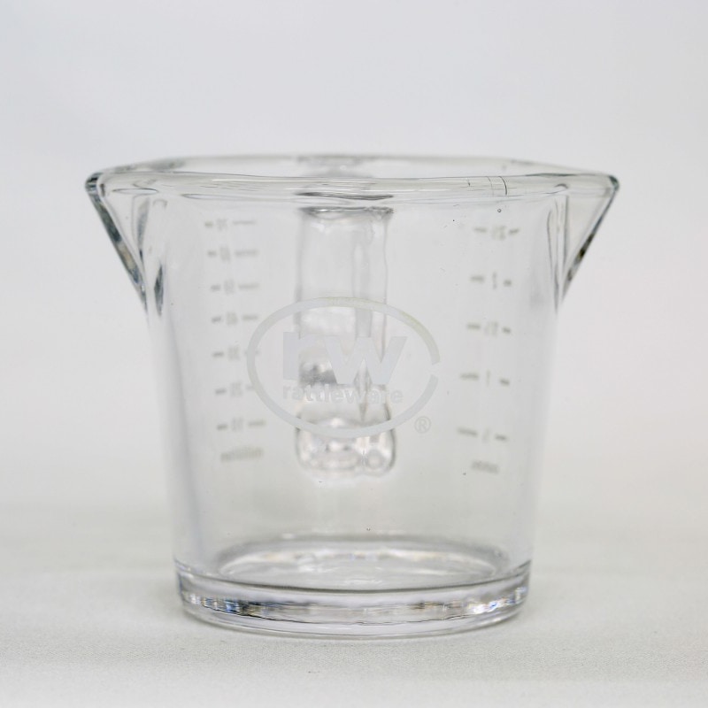 Rattleware (ラトルウェア) ショットグラス 取手付き 目盛付き 3oz