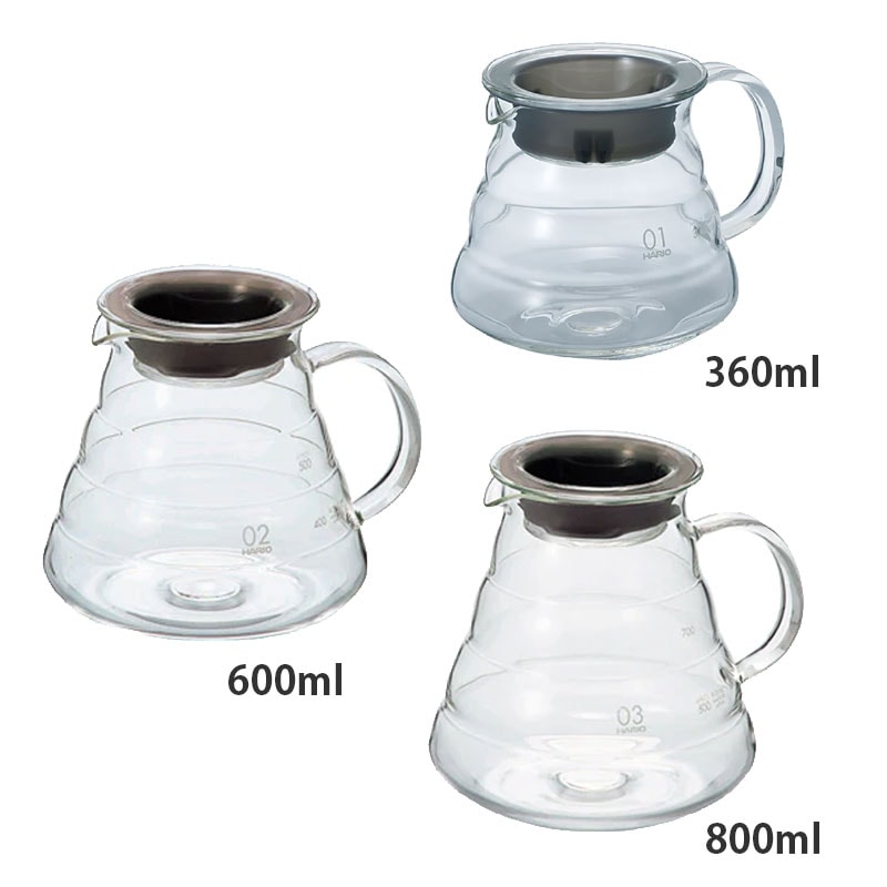 HARIO (ハリオ) V60 グラスサーバー クリア