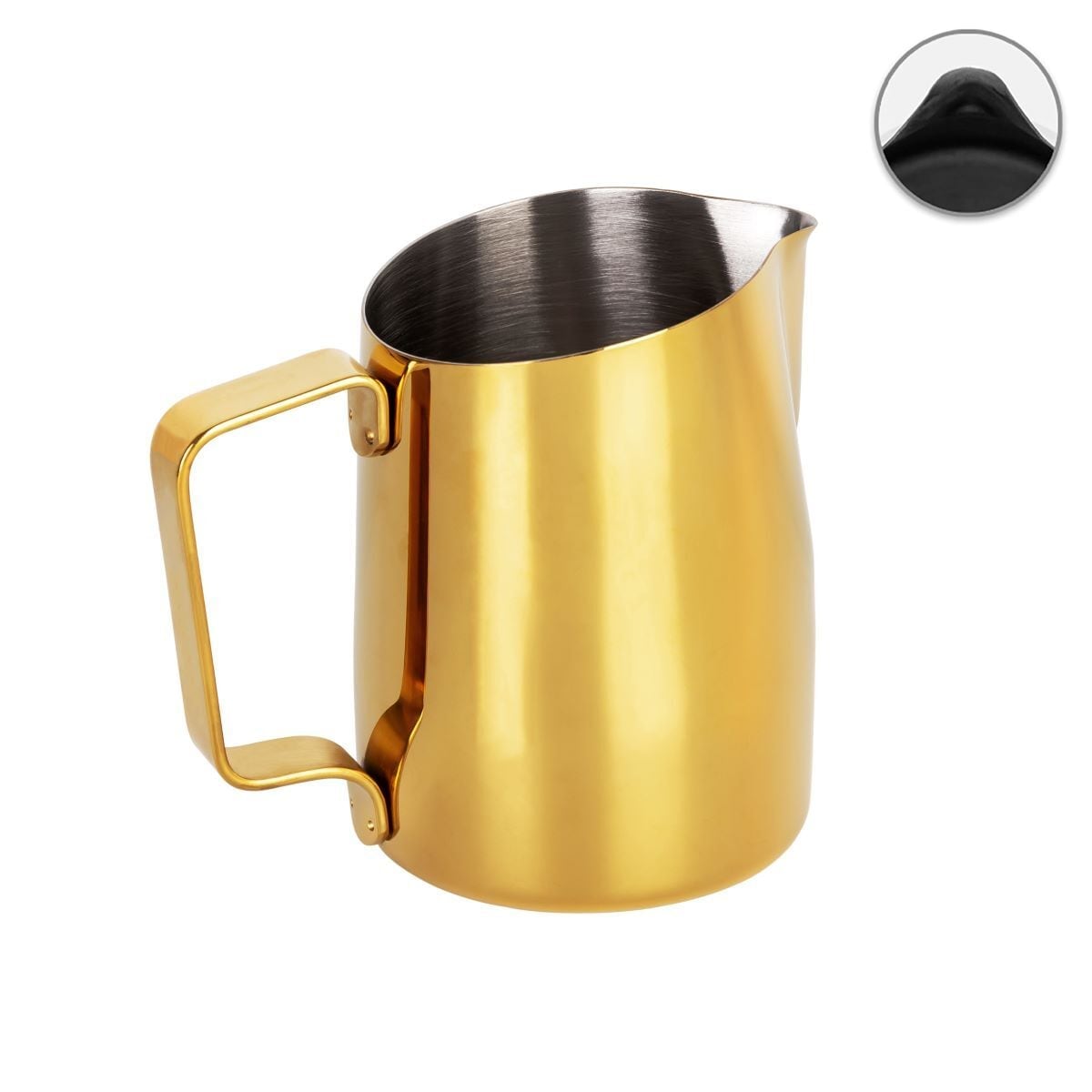 WPM (ダブリューピーエム) ミルクピッチャー HC7106GD 450cc ラウンド