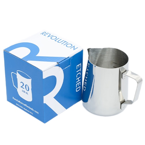 【新古品/傷あり】Revolution (レボリューション) レボリューション ラテアートピッチャー 20oz 目盛り付き