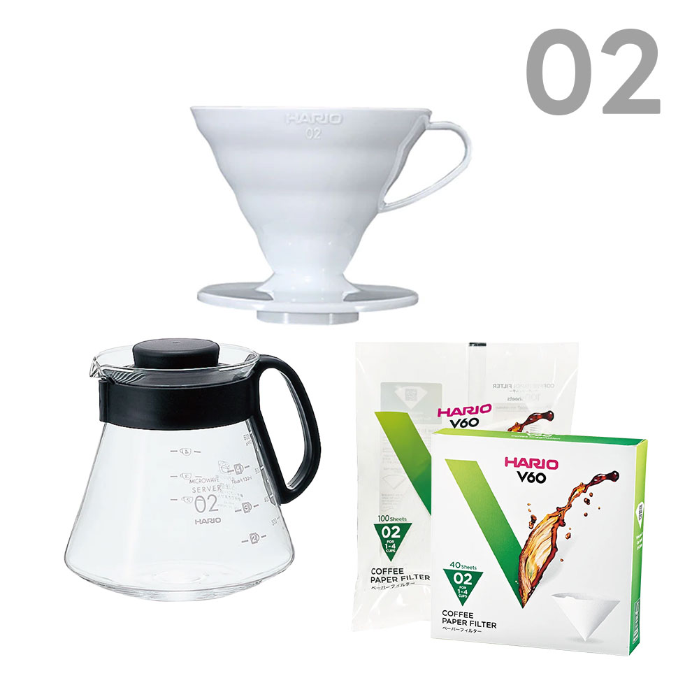 HARIO V60 ハリオコーヒーメーカー 限定色ホワイト　グラス4個付き 楽天市場】HARIO ハリオ コーヒーメーカー V60 珈琲王2 限定色