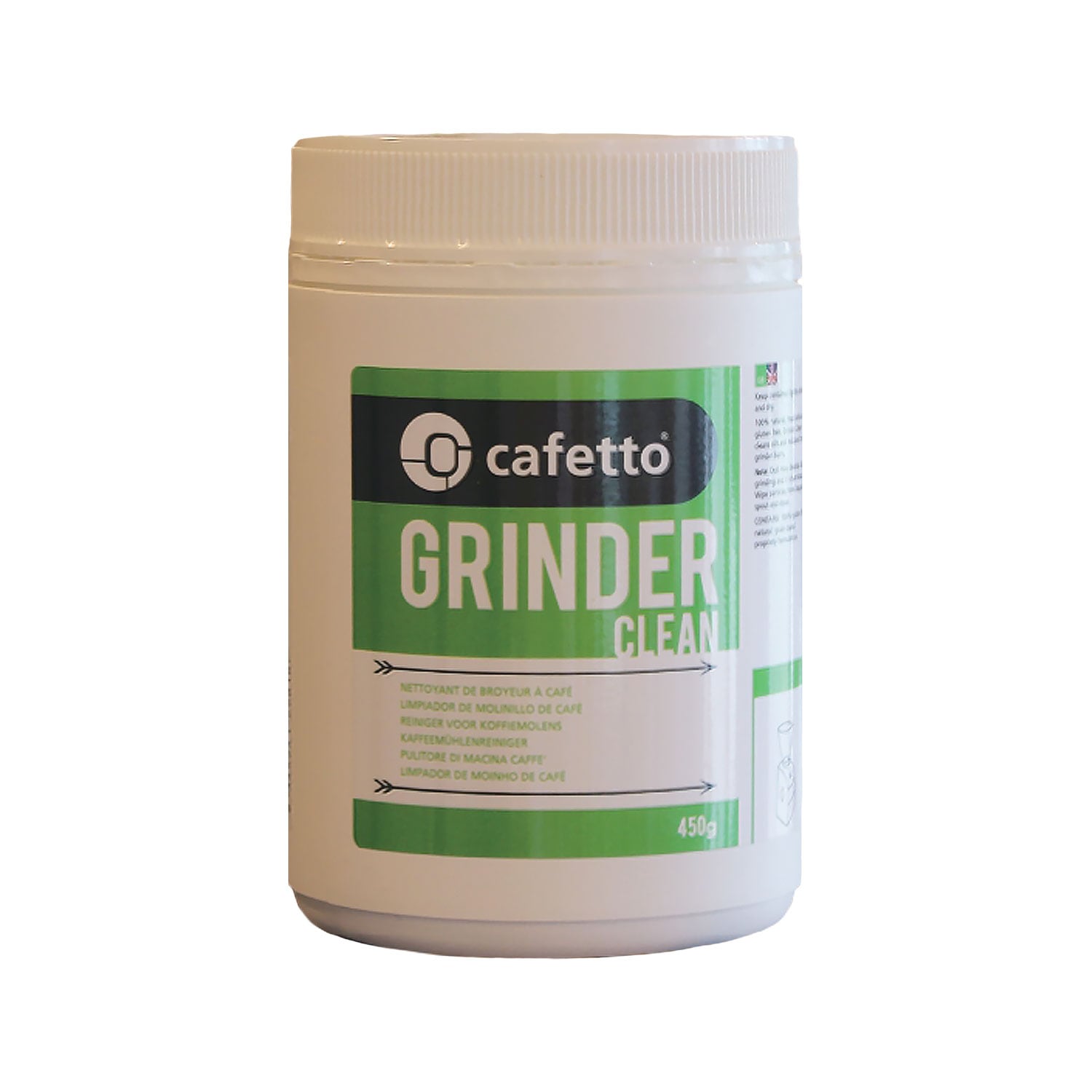 cafetto (カフェット) グラインダー洗浄剤 GRINDER CLEAN グラインダーグリーン 450g
