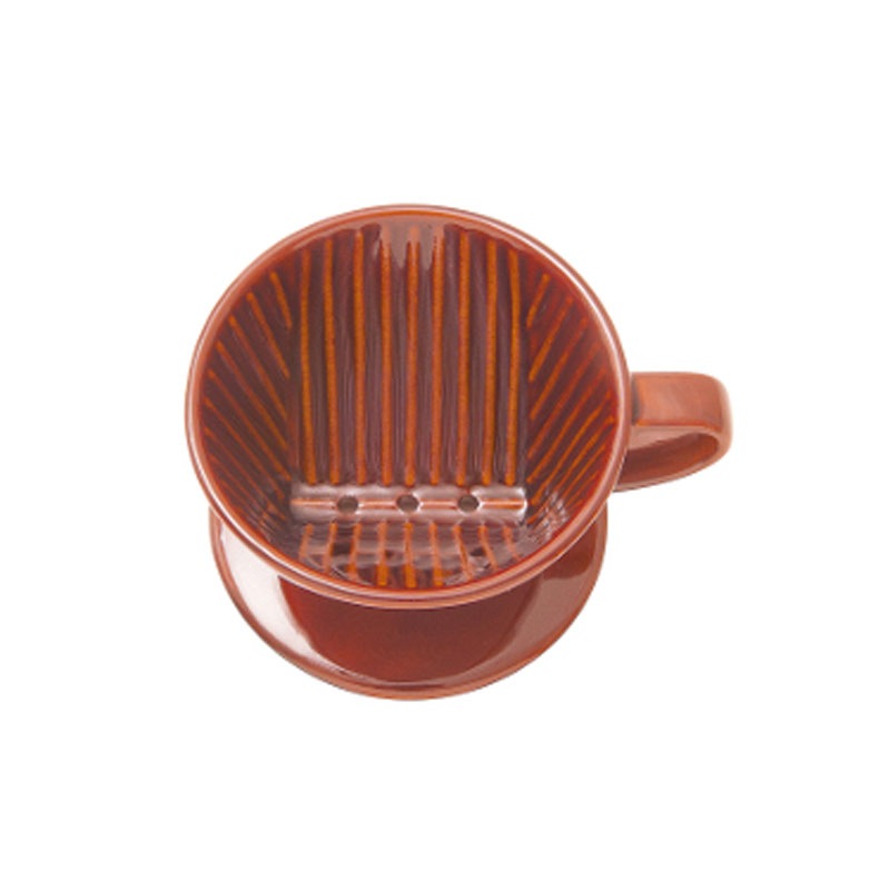 Kalita (カリタ) 陶器製コーヒードリッパー ロト (ブラウン