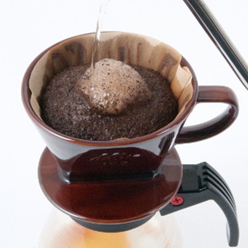 Kalita (カリタ) 陶器製コーヒードリッパー ロト (ブラウン